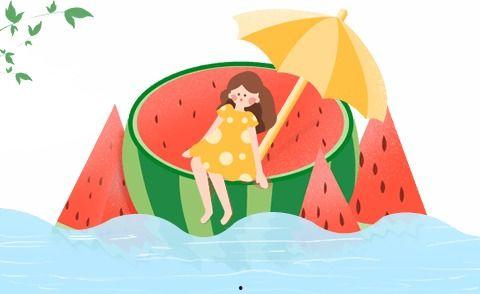 亲子吃瓜温馨瞬间,共享瓜果时光的温馨记忆